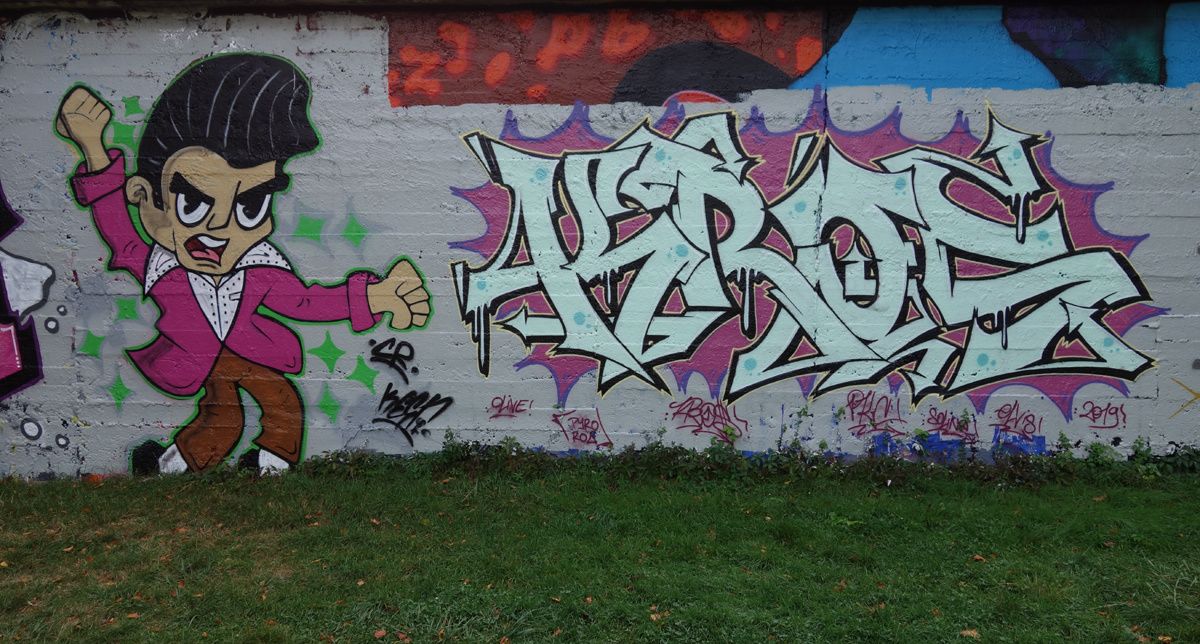 Street Art : Graffitis & Fresques Murales 73065 Chambery