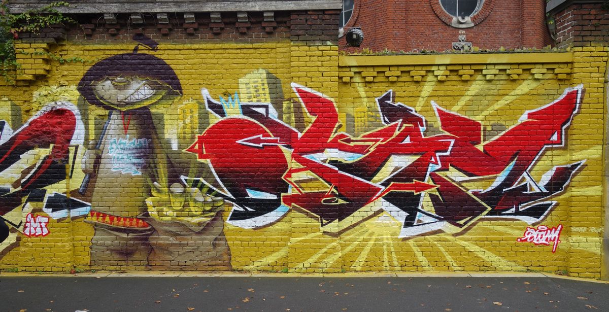Street Art : Graffitis & Fresques Murales 59000 Lille