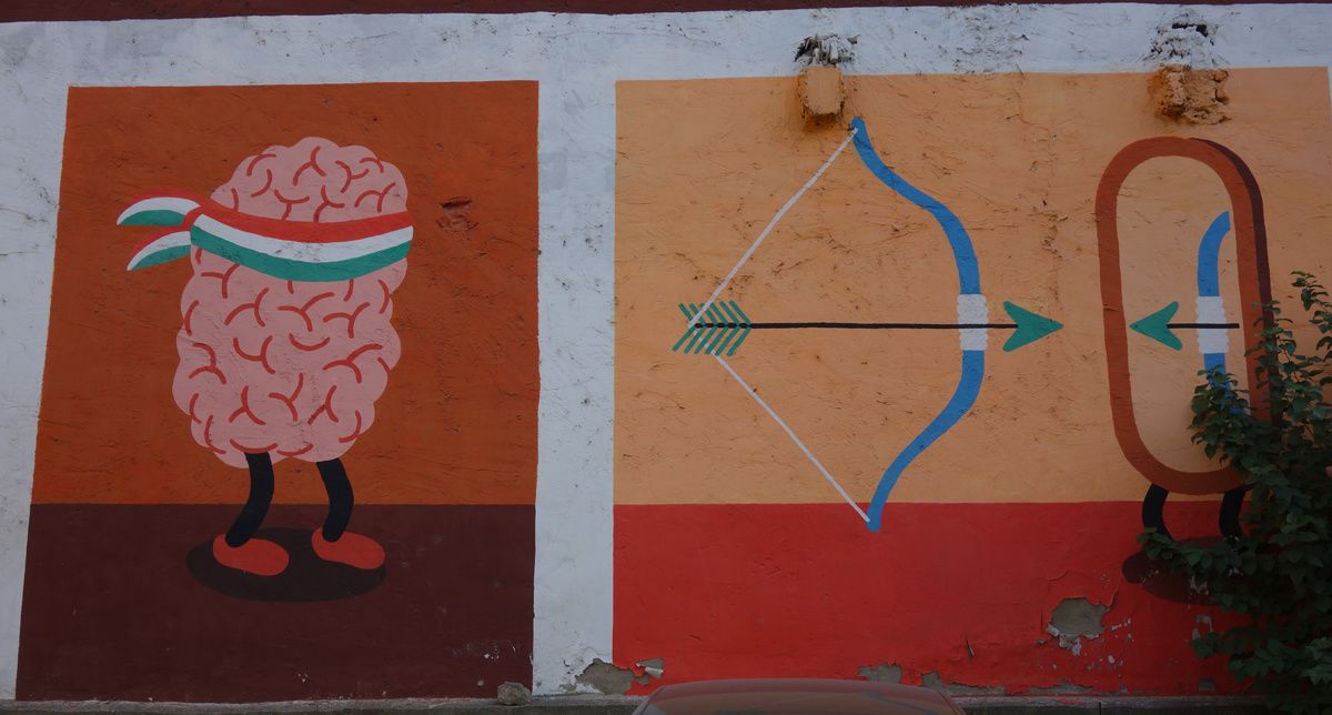 Street Art : Graffitis & Fresques Murales 1072 Budapest ( Hongrie )