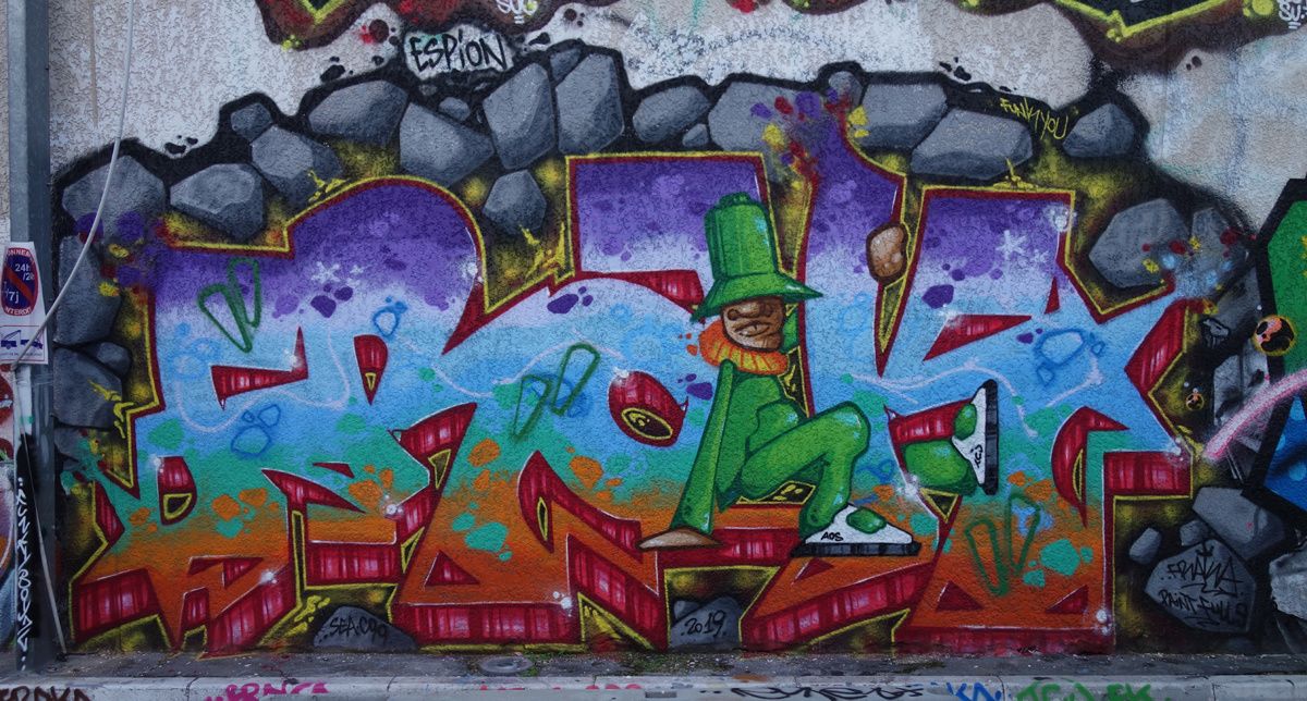 Street Art : Graffitis & Fresques Murales 93048 Montreuil