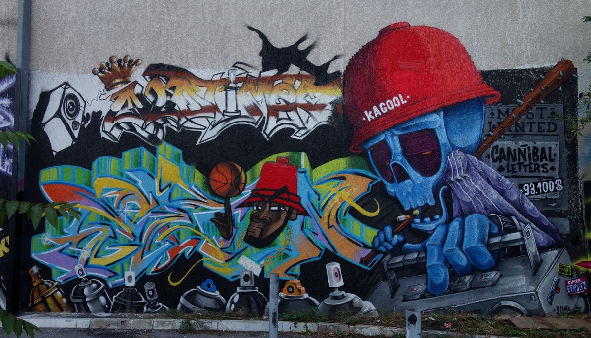 Street Art : Graffitis & Fresques Murales 93048 Montreuil