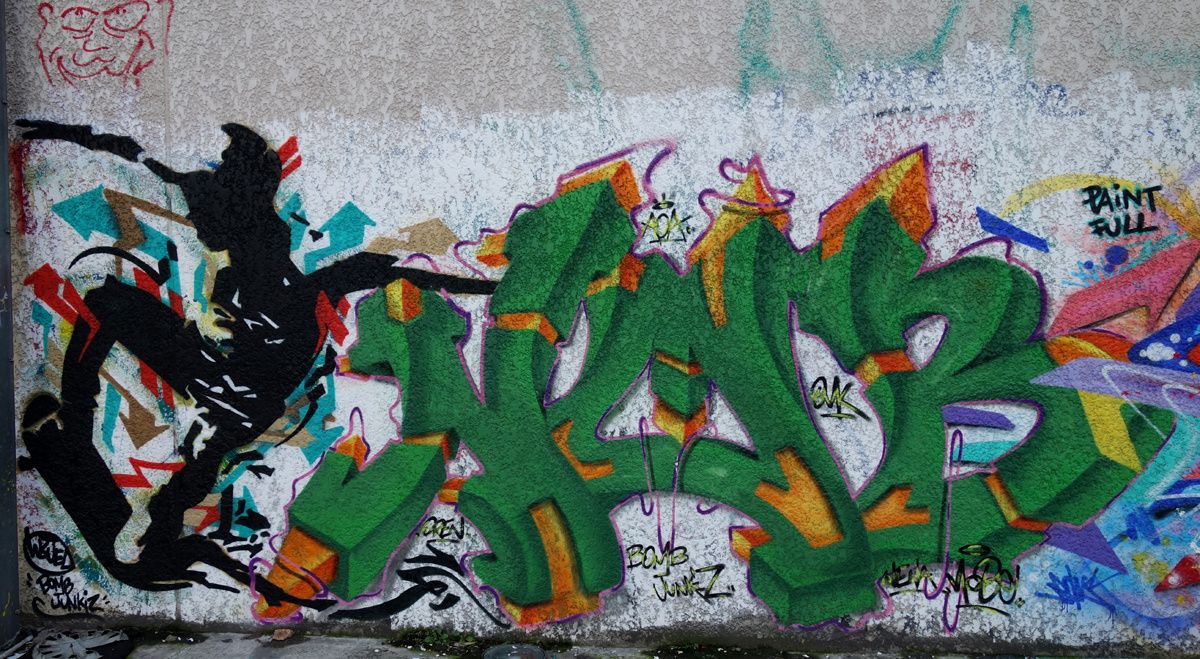 Street Art : Graffitis & Fresques Murales 93048 Montreuil