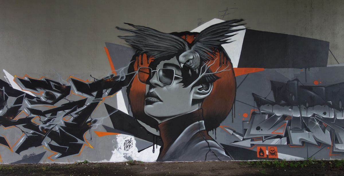 Street Art : Graffitis & Fresques Murales 76100 Rouen