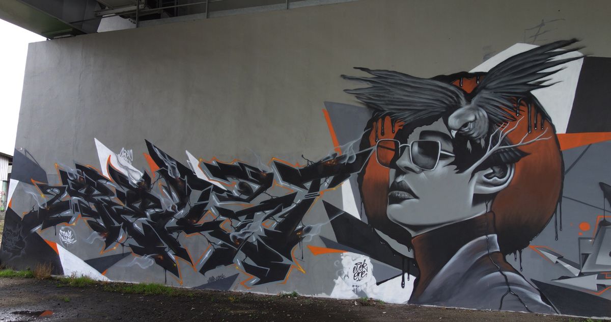 Street Art : Graffitis & Fresques Murales 76100 Rouen