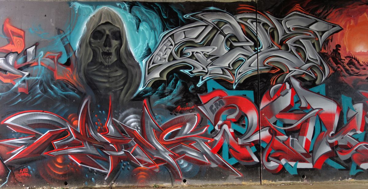 Street Art : Graffitis & Fresques Murales 60057 Beauvais