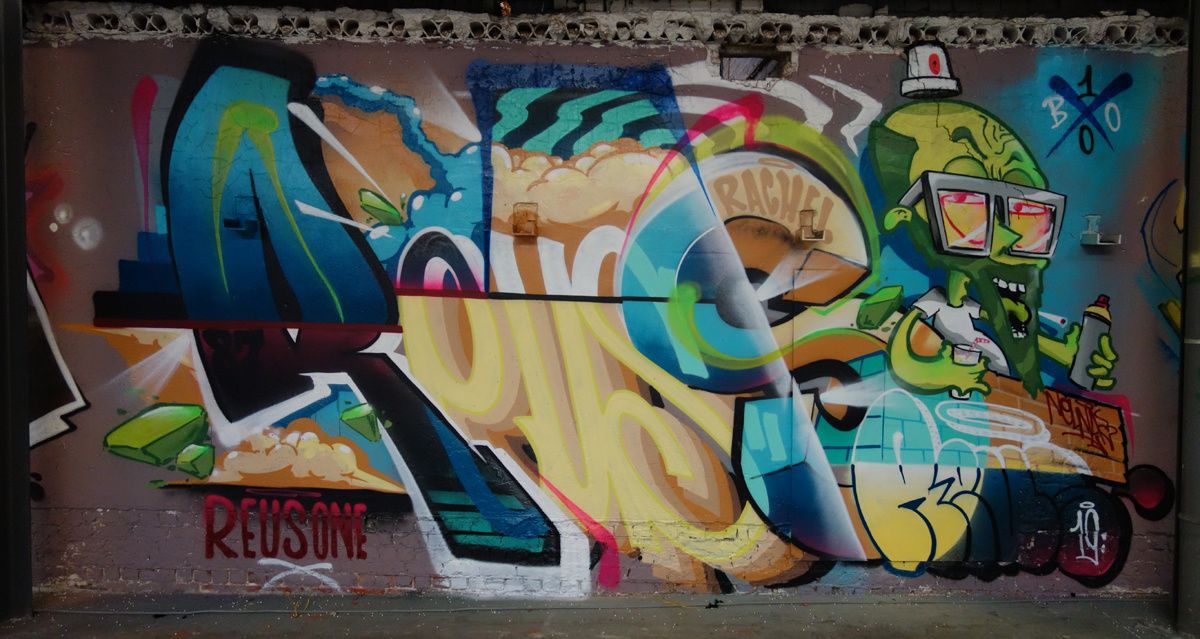 Street Art : Graffitis &amp; Fresques Murales 8500 Kortrijk (Belgique)