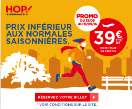 hop air france tarif promotion hop air france tarif promotion