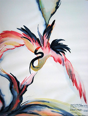 oiseau sacré Eliette Graf