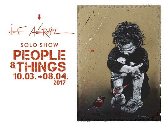 Jef Aérosol  |« People and Things » : des gens et des choses…|Galerie David Pluskwa