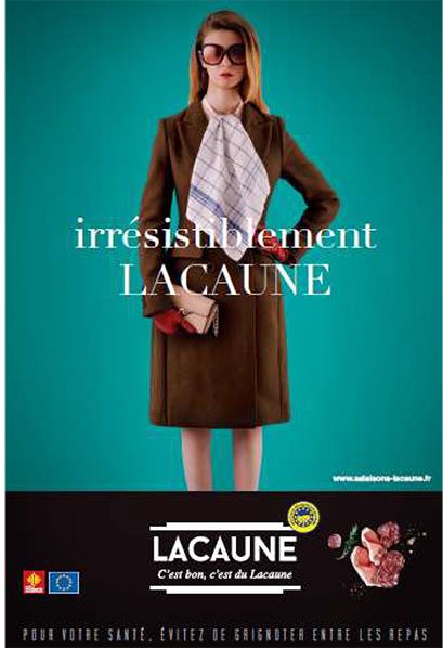 salaison lacaune image communication identification qualite jambon saucisse saucisson affiche femme