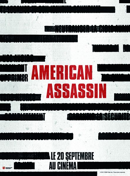 affiche teaser film american assassin cinema