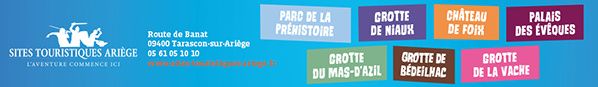Signature SESTA 2017 bandeau sites touristiques ariege