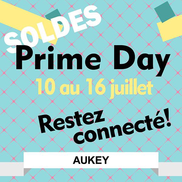 soldes promotion aukey prime day