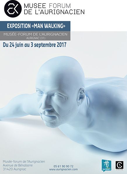 exposition Man Walking propose un ensemble de sculptures réalisées par l’artiste Guy Reid