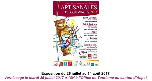 Artisanales du Comminges 2017 Exposition-vente d'artisanat d'art Commingeois