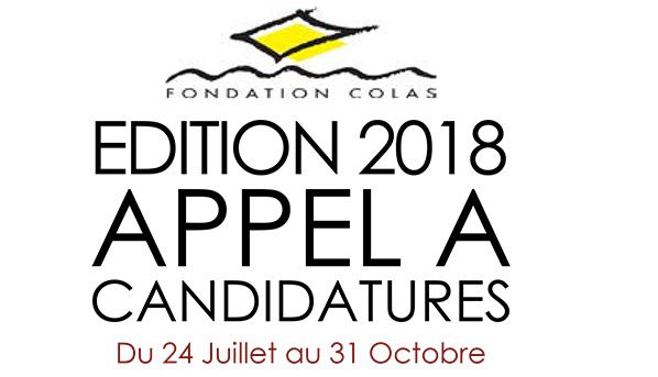 Appel à candidatures de l'édition 2018 de la Fondation Colas Comité de sélection