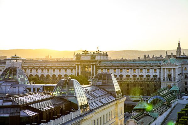 View of the Hofburg-Vienna is becoming increasingly popular as a tourist destination