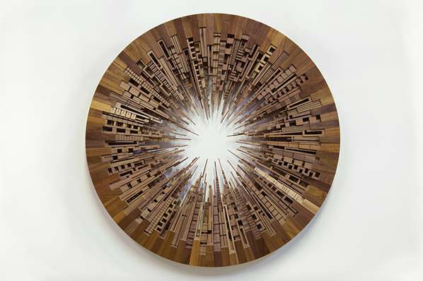 James McNabb © DR exposition sculpture bois MAGDA DANYSZ GALLERY PARIS - SHANGHAI - LONDON