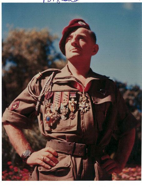 1952 - colonel Bigeard Copyright © Willy Rizzo