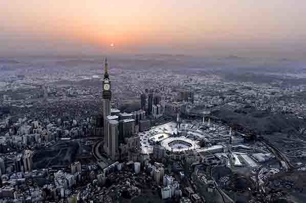 The Great Mosque of Makkah, the largest mosque in the world (Copyright /Ministry of Culture Saudi Arabia)