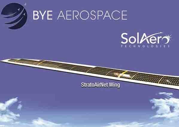SolAero Delivery of the first solar wing for Bye Aerospace’s StratoAirNet
