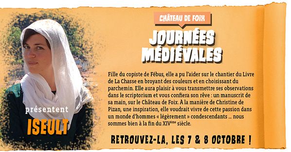 iseult Journées médiévales du Château de Foix