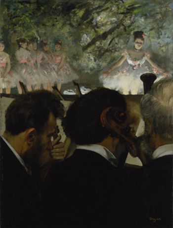 Edgar Degas  Orchestra Musicians, 1872 Oil on Canvas, 69 x 49 cm Städel Museum, Frankfurt © Städel Museum - U. Edelmann – ARTHOTHEK
