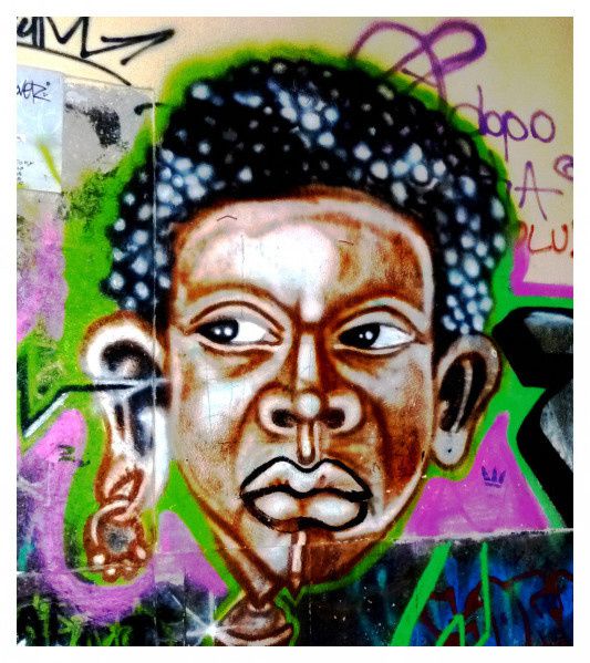 street art femme noire