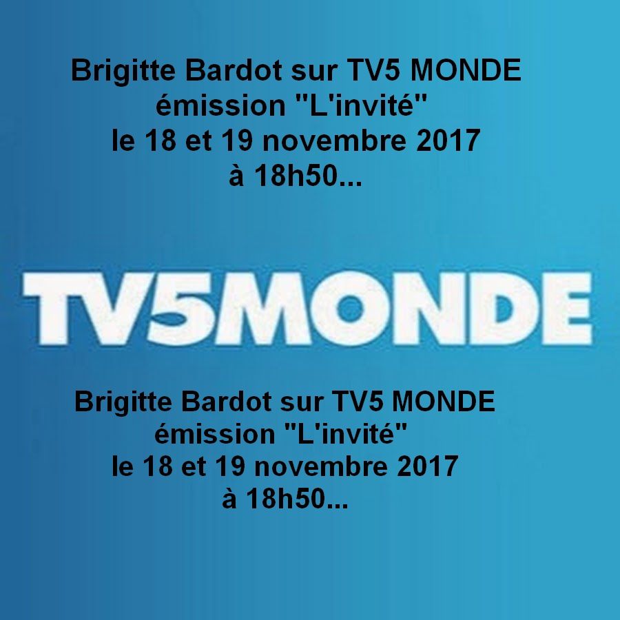 Brigitte Bardot demain sur TV5 MONDE à 18h50...