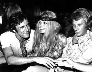Johnny Hallyday et Brigitte Bardot....