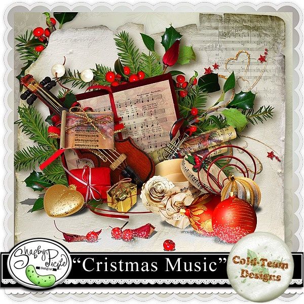 Kit « Joyeux Noël » en téléchargement ("Merry Christmas" kit for download) - Fahtia Nasr Art 