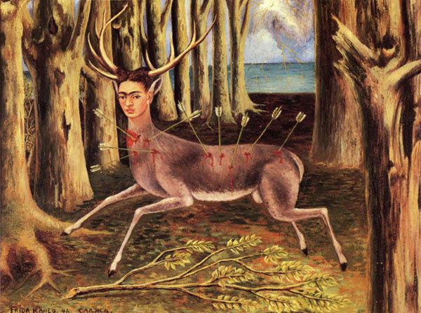 Le Cerf-blesse- El-venado-herido-peinture-Frida-Kahlo-peinte-en-19461-