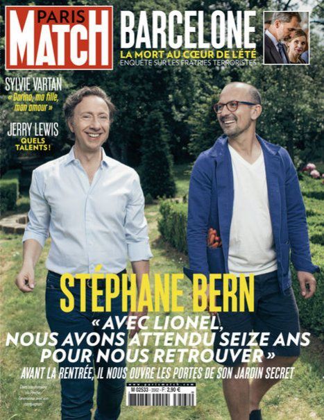 Pour Paris Match, Stéphane Bern présente son compagnon Lionel.