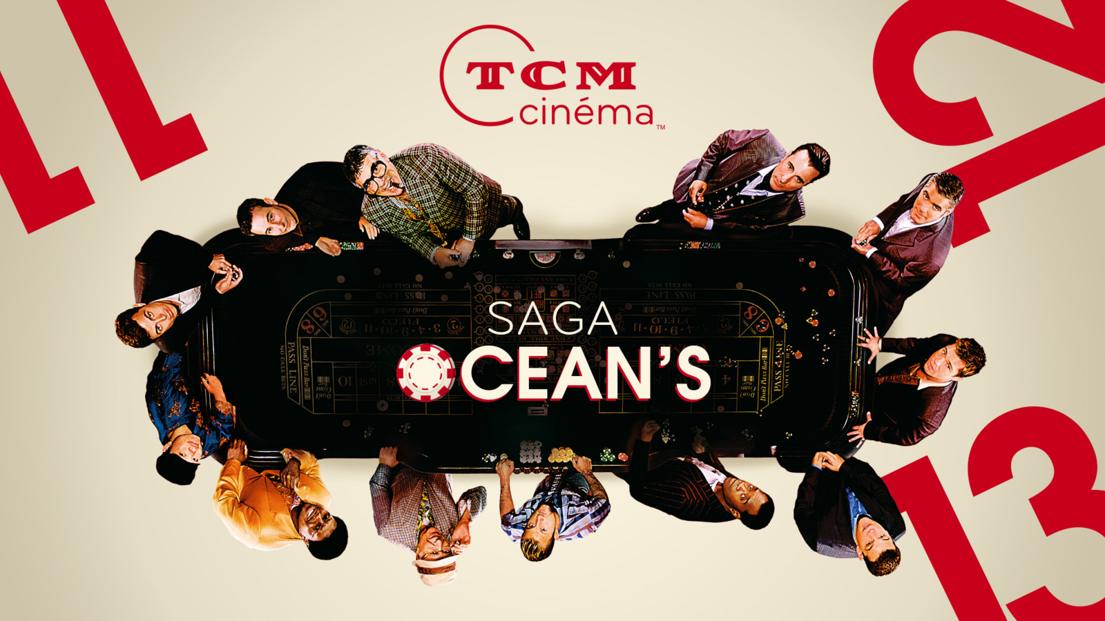 Les quatre Ocean's diffusés en janvier sur TCM.