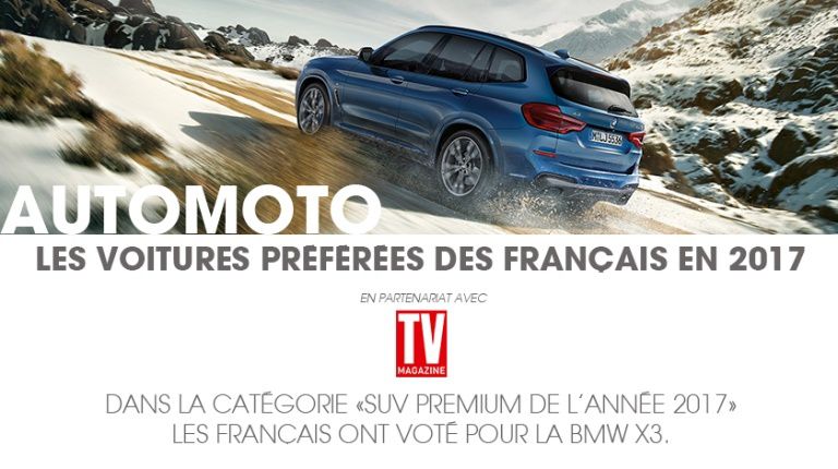 Le palmarès des voitures préférées des Français en 2017 (via Automoto).