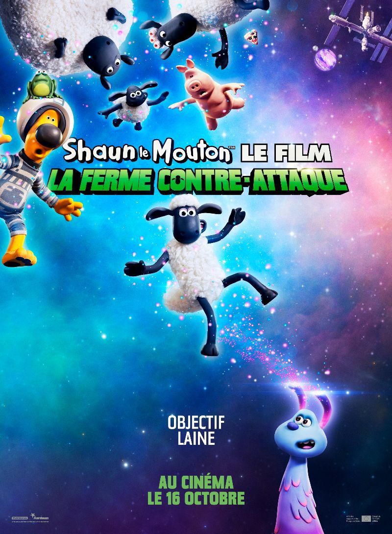 À voir dès ce mercredi au cinéma : Shaun le Mouton, La Ferme Contre-Attaque.