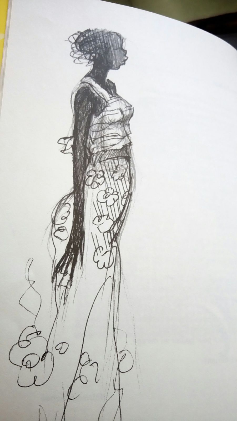 << Femme d'Afrique, des îles ou d'ailleurs, le noir scintille.... >>