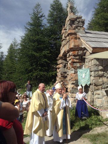 Fête du Lac d'Allos, inauguration des travaux de restauration de la chapelle Notre Dame des Monts
