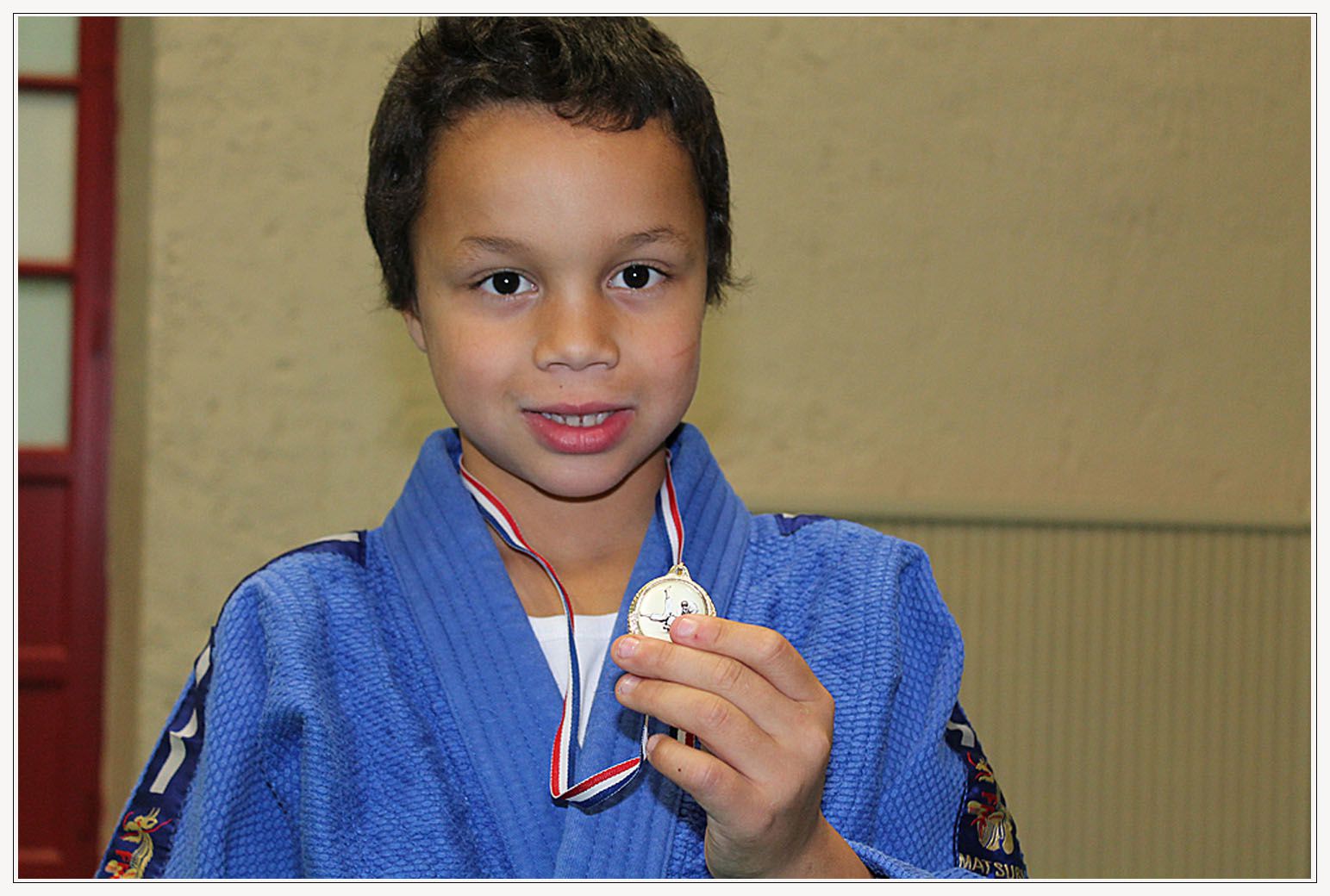 Akhénaton Perdu, sort vainqueur de sa 1ère compétition de judo