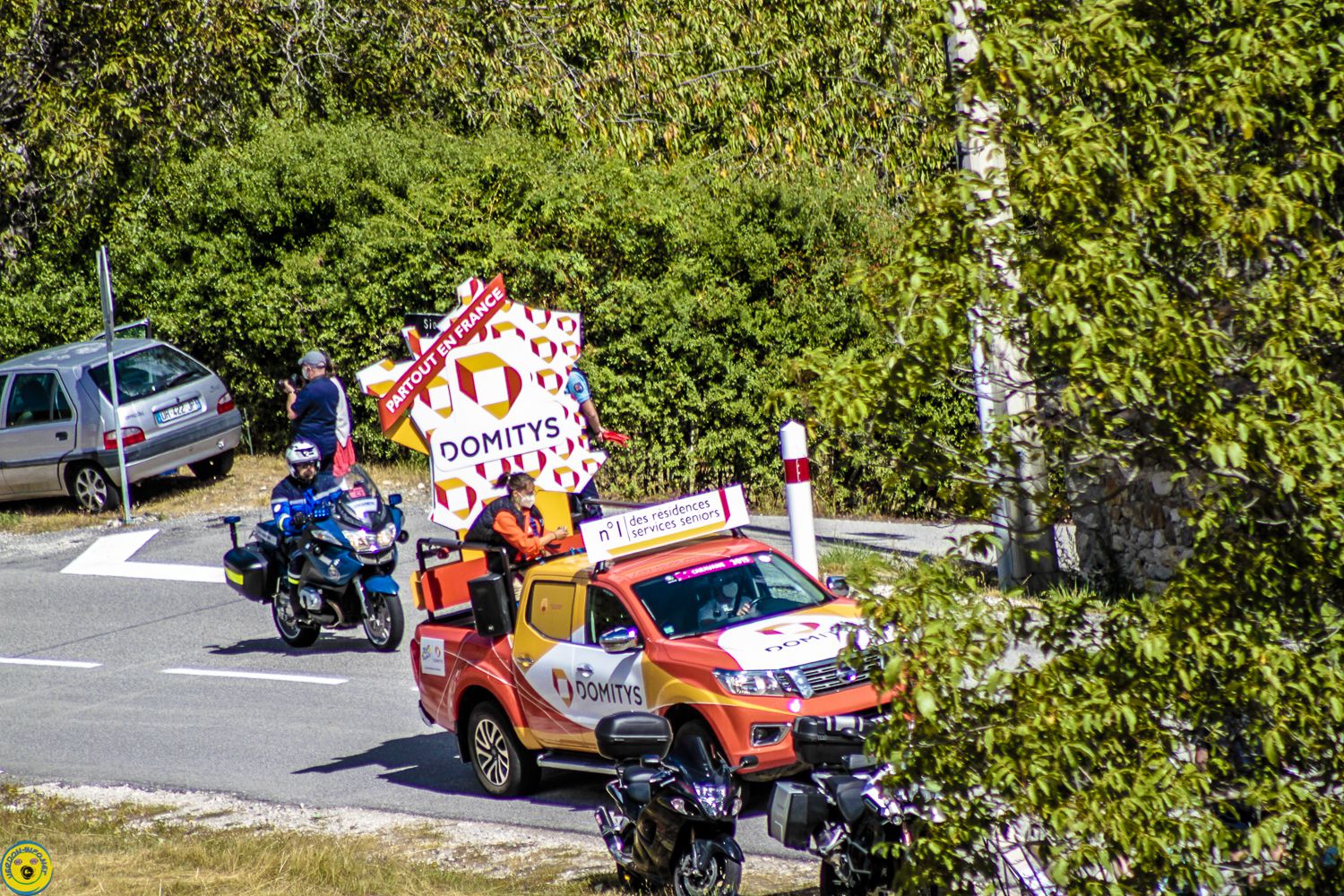 Castellane :Tour de France de passage au col des Lèques 
