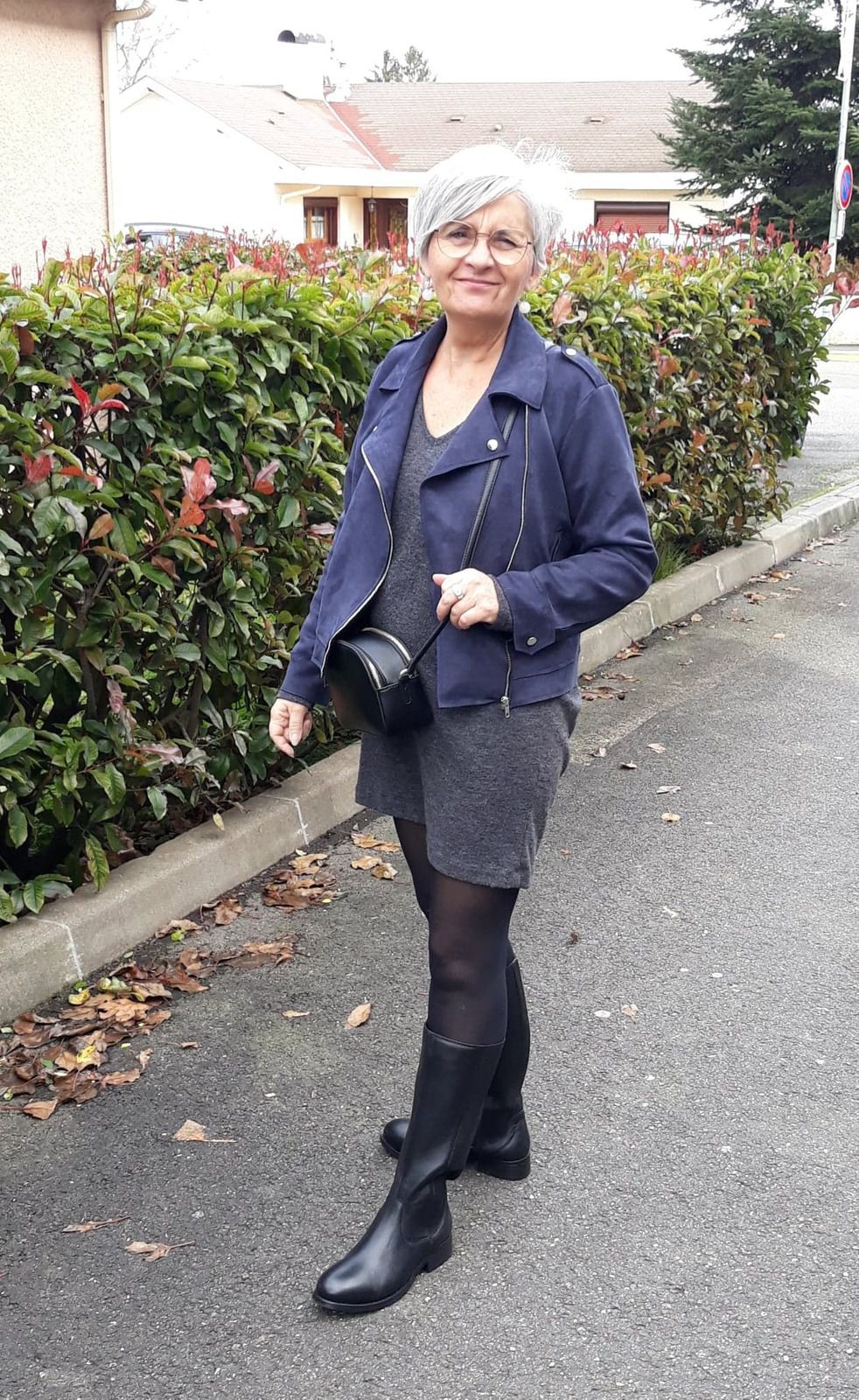 BLEU BONHEUR PERFECTO BOTTES HAUTES MODE SENIOR OVER50