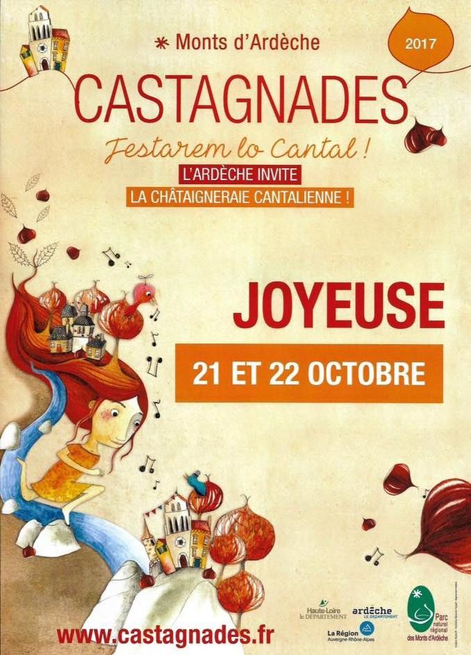 Salon Gourmand et Artisanal Joyeuse 2017 Castagnade Ardèche Lau Bois Créations