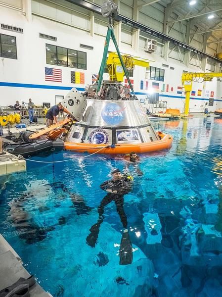 La NASA teste les procédures de sortie de l'équipage du vaisseau Orion