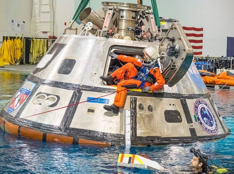 La NASA teste les procédures de sortie de l'équipage du vaisseau Orion