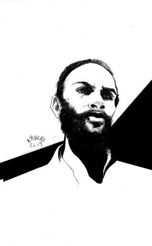 #inktober illustration marvin gaye musique dessin inkdraw art noir et blanc black