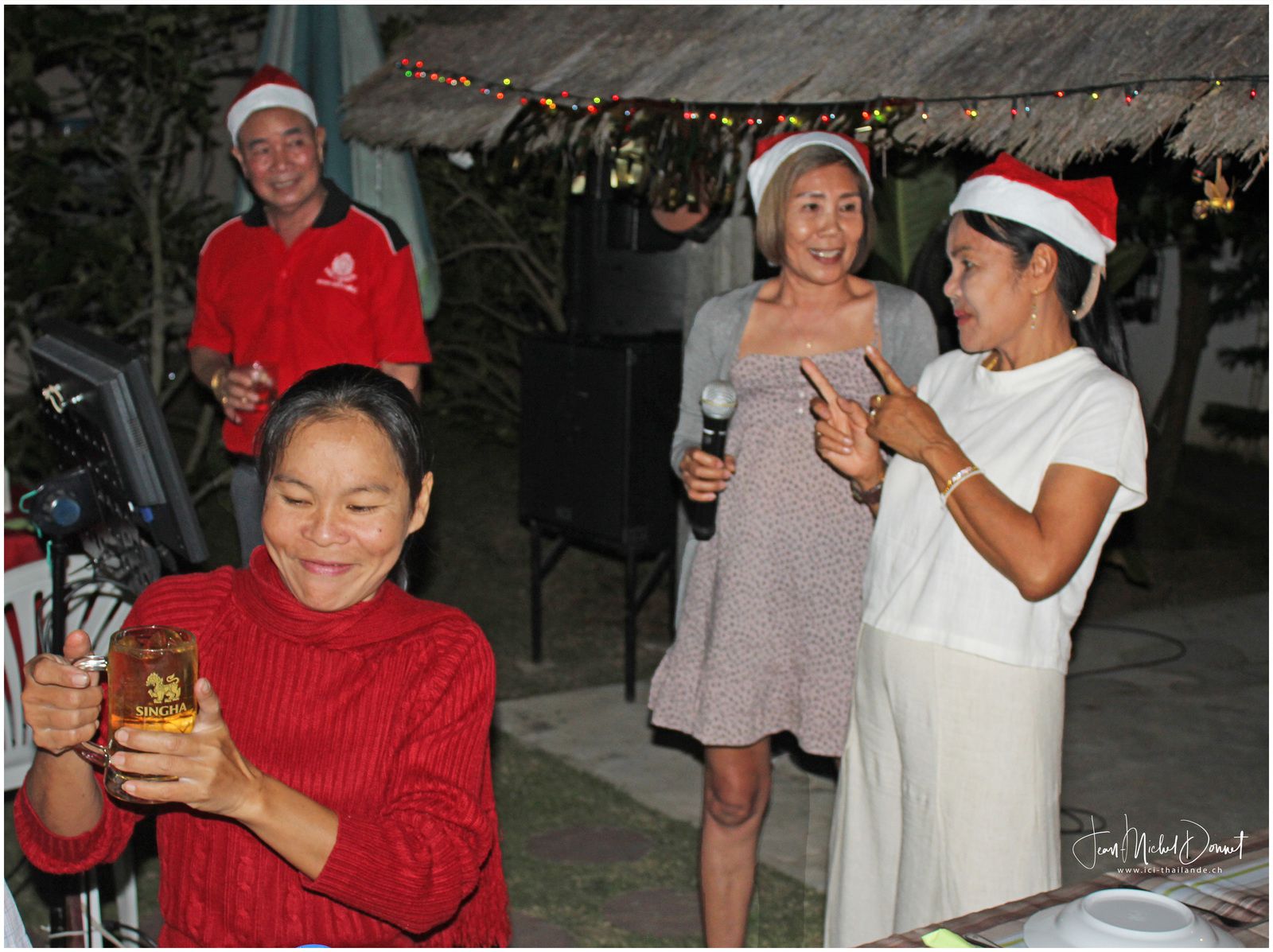 La soirée organisée pour Noël (Thaïlande)