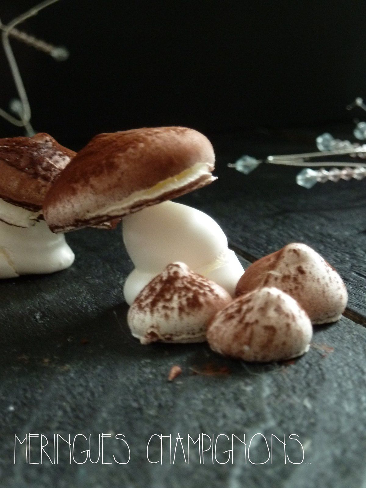 Pimp mes meringues#2: champignons des bois