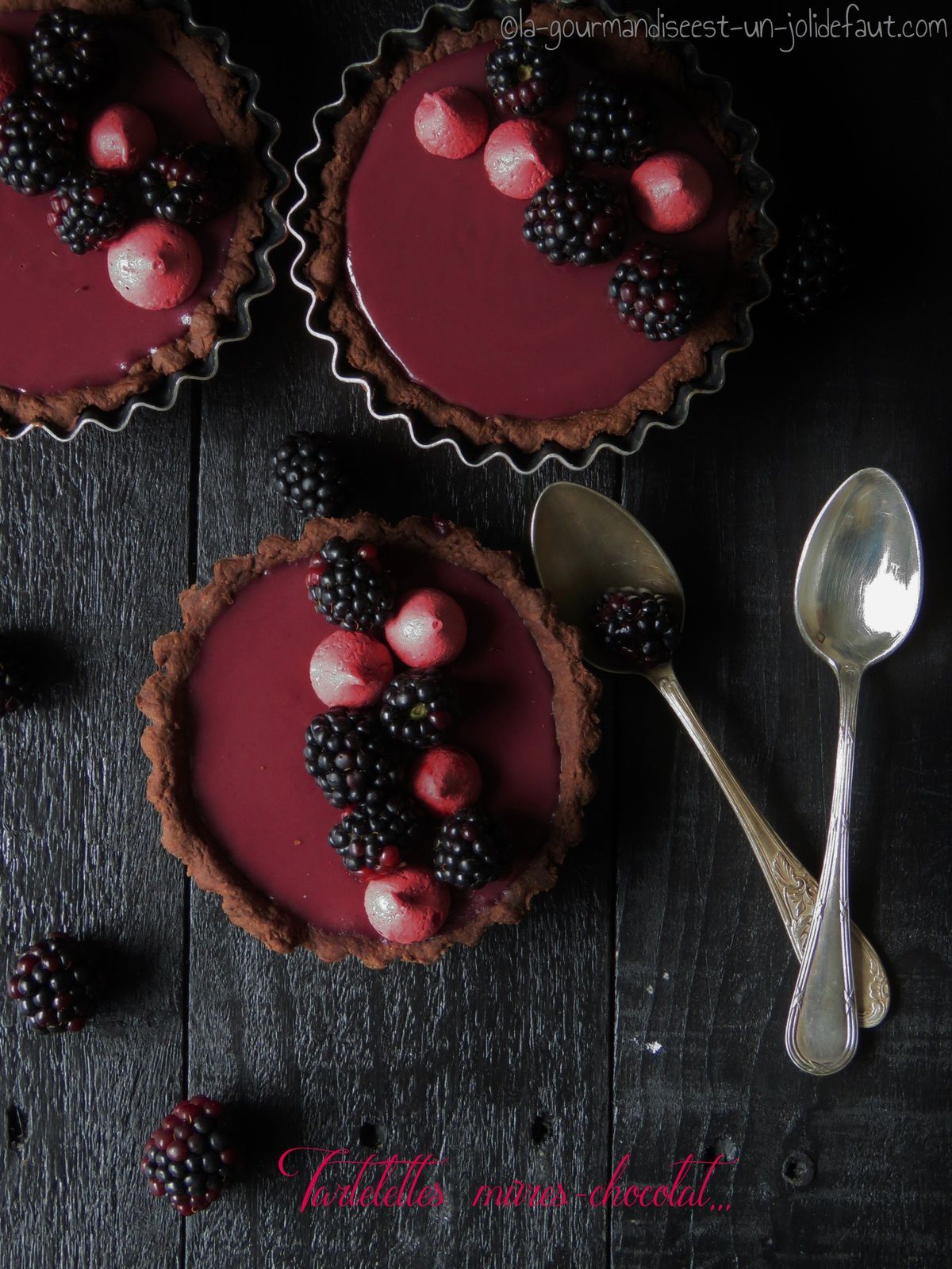 Tartelettes Mures Chocolat La Gourmandise Est Un Joli Defaut