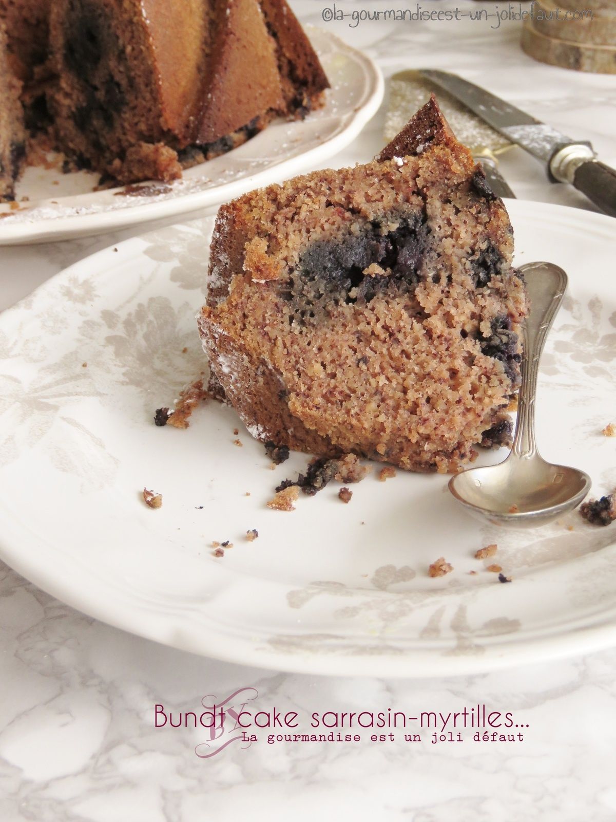 Bundt Cake A La Farine De Sarrasin Et Myrtilles La Gourmandise Est Un Joli Defaut