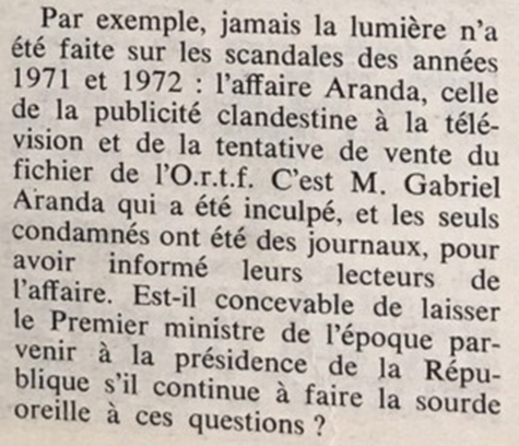en 1974 Jean François REVEL se demandait : Gouverner est-ce mentir  ? toujours d'actualité ?